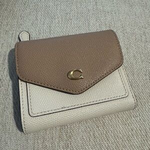 Coach Tan and Cream Women's Wallet